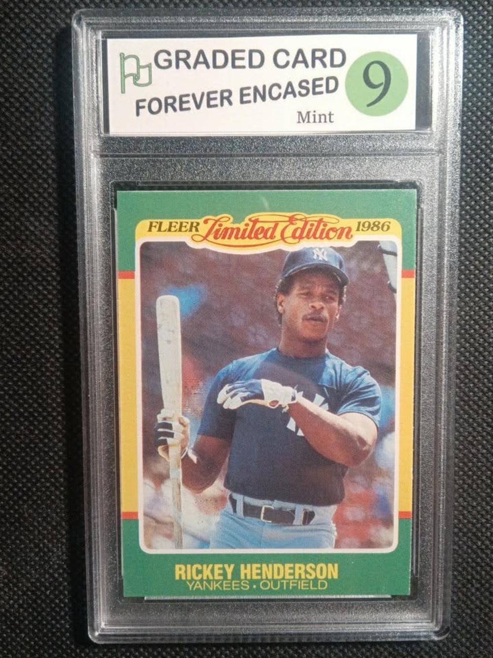 1986 Fleer Limited Edition Baseball Superstars - Rickey Henderson #23 GM-MT